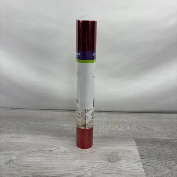 Cricut Foil Iron-on, 12" X 24" in Red - Strong Bond - Picture 4 of 6